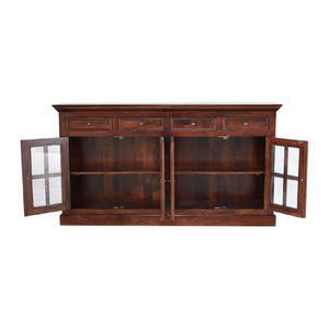Large Cherry Glazed Sideboard | Statement Storage Cabinet | Dining & Living Furniture