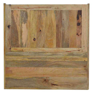 Large Solid Mango Wood Monks Bench | Lift-Up Storage | Oak-Style Finish