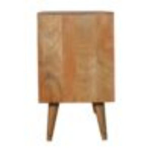 Larissa 4 Drawer Cabinet | Solid Mango Wood | Natural Finish | Compact Storage