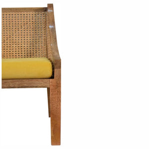 Larissa Accent Chair | Mustard Cotton Velvet | Statement Seating