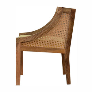 Larissa Accent Chair | Mustard Cotton Velvet | Statement Seating