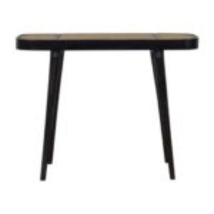 Larissa Console Table | Solid Mango Wood | Carbon Black Finish | Hallway Furniture