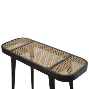 Larissa Console Table | Solid Mango Wood | Carbon Black Finish | Hallway Furniture
