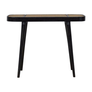 Larissa Console Table | Solid Mango Wood | Carbon Black Finish | Hallway Furniture