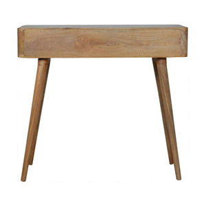 Leaf Embossed Writing Desk | Botanical Detail | Home Office & Study Table