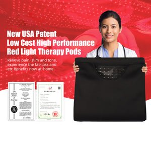 Red & Near-Infrared Light Therapy Pod | Foldable Full Body Mat | 660nm & 850nm LED | Portable Home Use