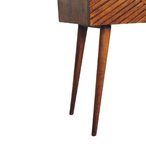 Lille Console Table | Chestnut Finish | Slim Hallway Design