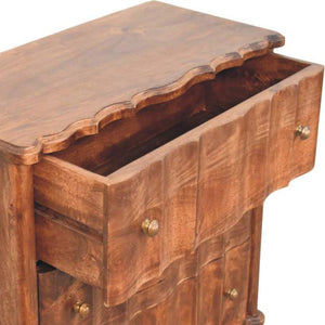 Lume Roasted Panel Chest | Warm Timber Storage Chest