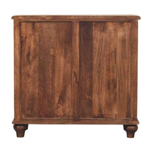 Lume Roasted Panel Chest | Warm Timber Storage Chest