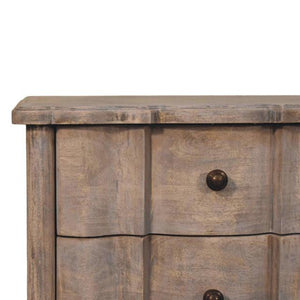 Lume Washed Bedside Table | Light Timber Nightstand | Relaxed Bedroom Storage