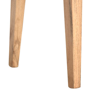Mango Wood Writing Desk | Twin Drawers | Shell Pull Handles