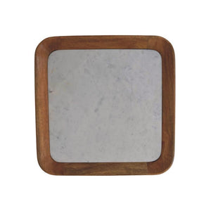 Marble-Top Chatai Coffee Table | Textured Living Room Centrepiece