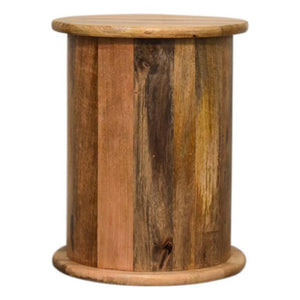 Mini 2 Drawer Drum Chest | Rounded Design | Compact Bedroom Storage