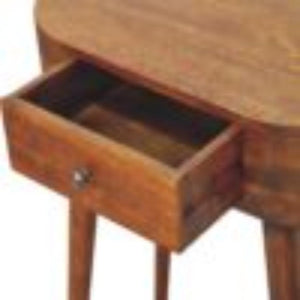 Mini Albion Console Table | Chestnut Finish | Compact Hallway Design