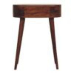 Mini Albion Console Table | Chestnut Finish | Compact Hallway Design