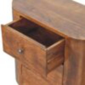 Mini Cabinet | Chestnut Finish | Compact Storage