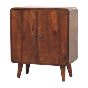 Mini Classic Cabinet | Chestnut Finish | Compact Storage