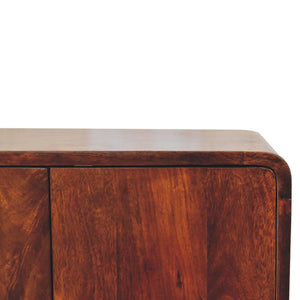Mini Classic Cabinet | Chestnut Finish | Compact Storage