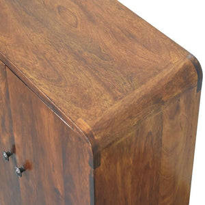 Mini Classic Cabinet | Chestnut Finish | Compact Storage