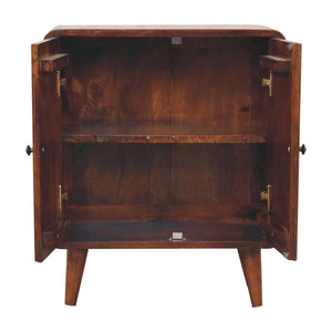 Mini Classic Cabinet | Chestnut Finish | Compact Storage