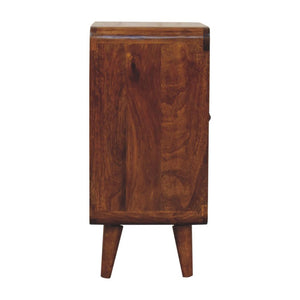 Mini Classic Cabinet | Chestnut Finish | Compact Storage