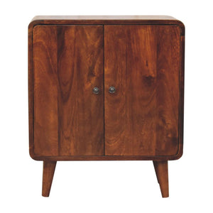 Mini Classic Cabinet | Chestnut Finish | Compact Storage