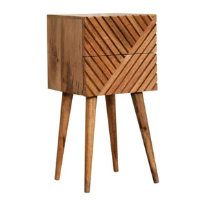 Mini Lillie Bedside Table | Compact Storage | Contemporary Design