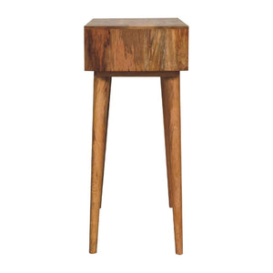 Mini Pink Dressing Table | Painted Detail | Compact Vanity Storage