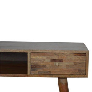 Mixed Oak-Inspired Writing Desk | Natural Mixed Tones | Home Office Furniture