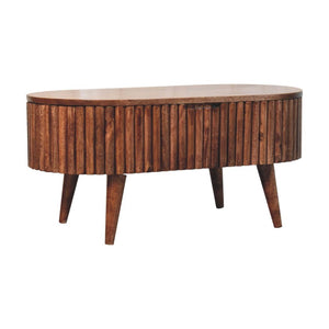 Mokka Coffee Table | Solid Mango Wood | Honey Caramel Finish