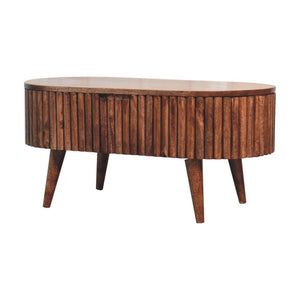 Mokka Coffee Table | Solid Mango Wood | Honey Caramel Finish