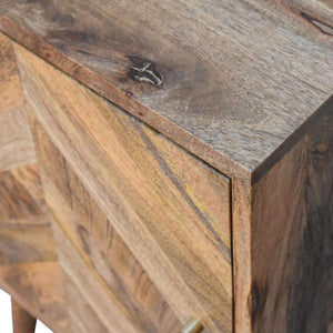 Muna Bedside Table | Compact Bedroom Storage | Contemporary Design