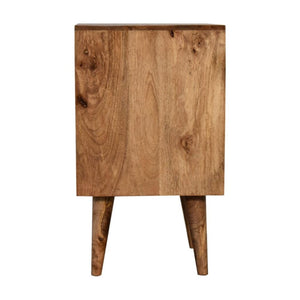 Muna Bedside Table | Compact Bedroom Storage | Contemporary Design