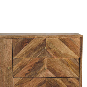 Muna Mixed Sideboard | Mixed Finish Design | Versatile Storage Cabinet