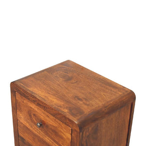 Naya Bedside Table | Solid Wood | Natural Bedroom Storage