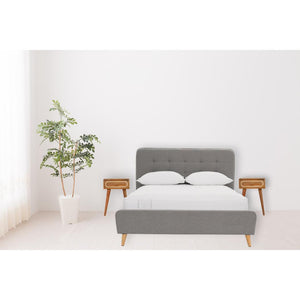 Nepal Bedside Table | Solid Mango Wood | Compact Bedroom Storage