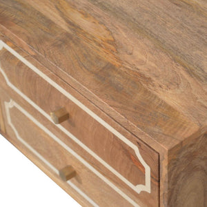 Nepal Media Unit | Solid Mango Wood | TV and Entertainment Storage