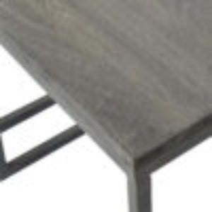 Nest of 3 Tables | Iron Base | Space-Saving Occasional Tables