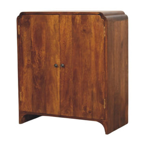 Newton Chestnut Cabinet | Warm Timber Storage | Versatile Living Room Furniture