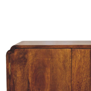 Newton Chestnut Cabinet | Warm Timber Storage | Versatile Living Room Furniture