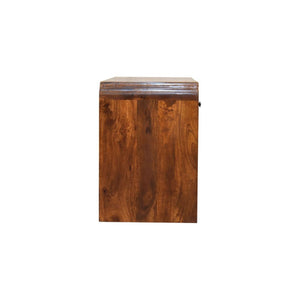 Newton Console Table | Solid Mango Wood | Chestnut Finish | 2 Drawers & Lower Shelf