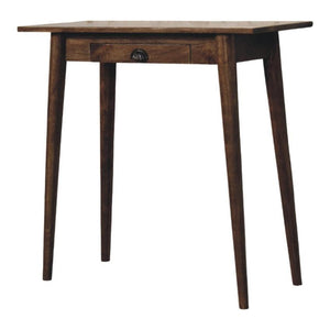 Nordic Classic Grey Writing Desk | Solid Wood Study Table