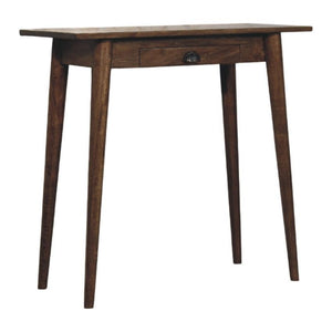 Nordic Classic Grey Writing Desk | Solid Wood Study Table