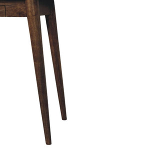 Nordic Classic Grey Writing Desk | Solid Wood Study Table