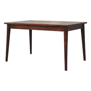 Nordic Dining Table | Chestnut Finish | Scandinavian-Inspired Design