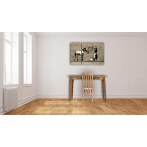 Nordic Mango Wood Writing Desk | 2 Drawers | Shell Handles