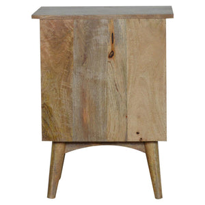 Nordic Style 2 Drawer Bedside Table | Minimalist Design | Bedroom Storage