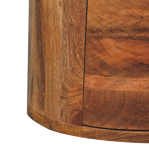 Oak-Inspired Drum Chest | Solid Mango Wood | Rounded Drum Profile