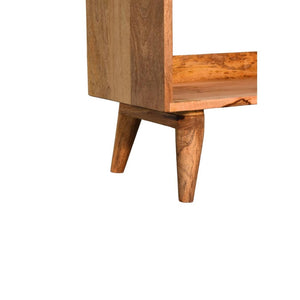 Oak-Inspired Nordic Storage Bench | Solid Mango Wood | Nordic-Inspired Design