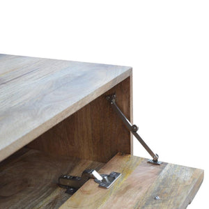Oak-ish Diamond Bench | Geometric Detail | Versatile Home Seating